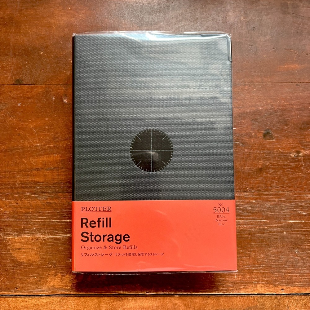 PLOTTER 5004 Refill Storage Bible & Narrow size 6-hole ring 20mm diameter