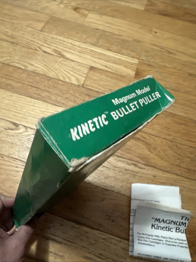 Quinetics Green Magnum Kinetic Bullet Puller Reloading Tool