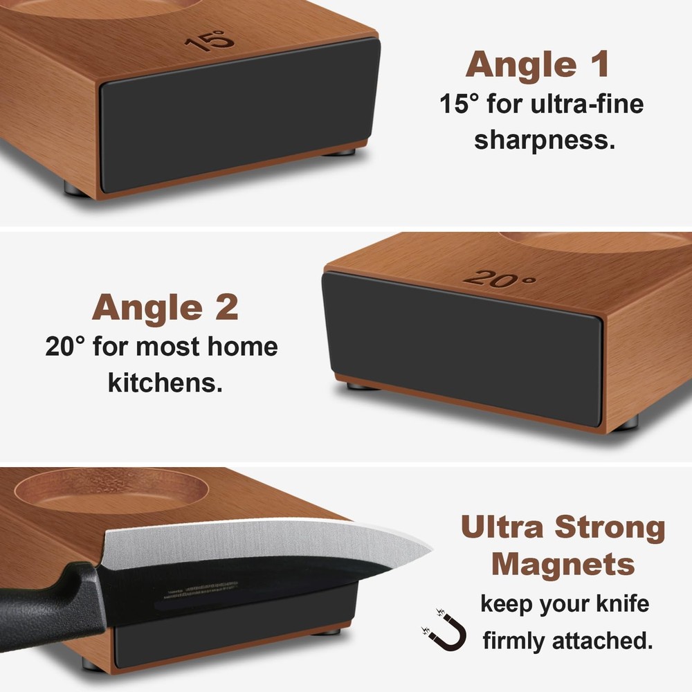 Rolling Knife Sharpener, Knife Sharpening with Diamonds Made Easy, Knife Shar...