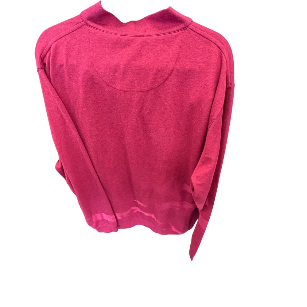 Peter Millar Men's Red Quarter Zip Pullover Sweater XXL