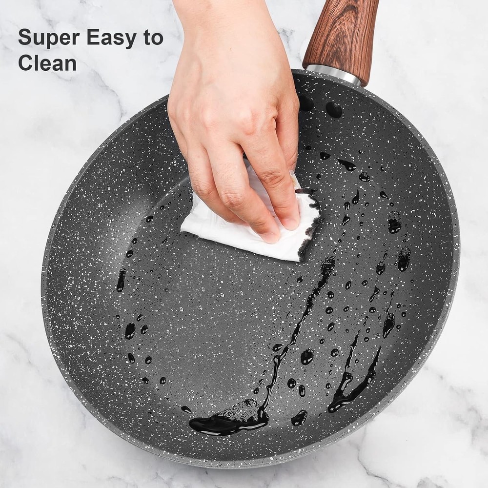 New 11PCS Granite Nonstick Cookware Set, Induction Ready