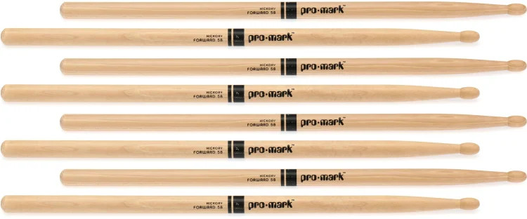 Promark Classic Forward Drumsticks - 5B, 4-pack