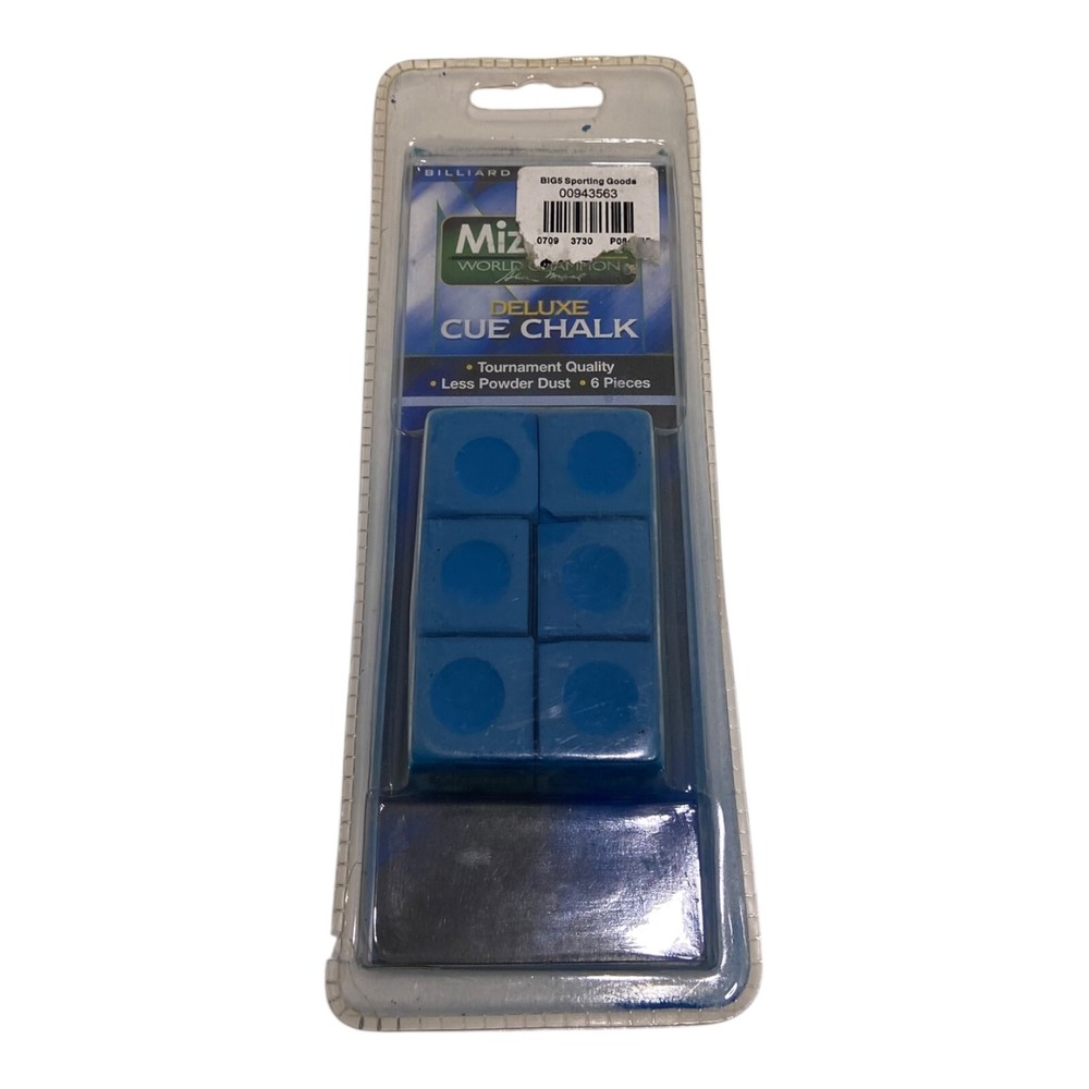 🌊 Mizerak Pool Cue Chalk (6 Piece), New - R8