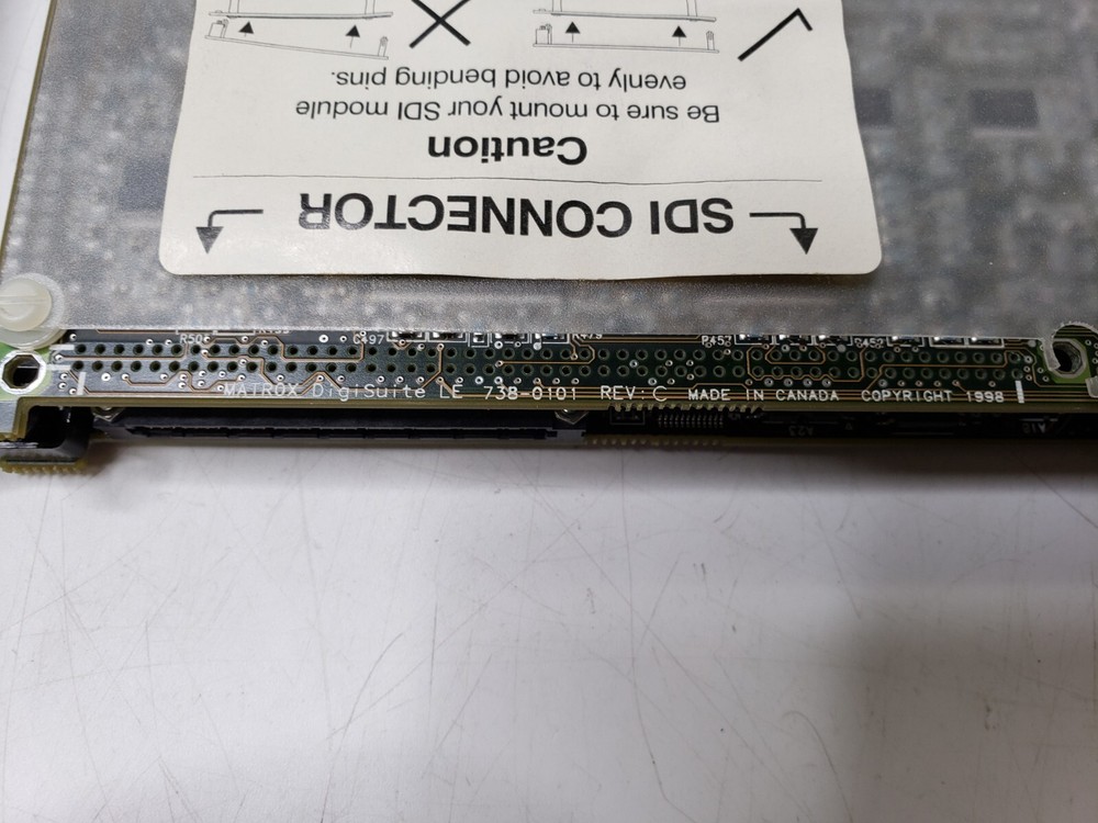 MATROX DLITE/2/1/N VIDEO CAPTURE EDITING CARD untested