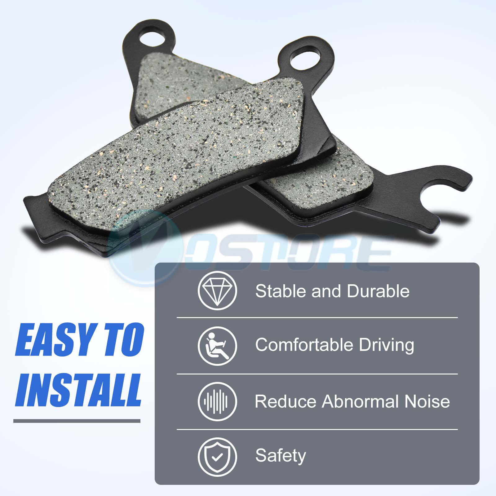 For ARTIC CAT 400 500 550 650 700 Brake Pads Front Rear FA395R