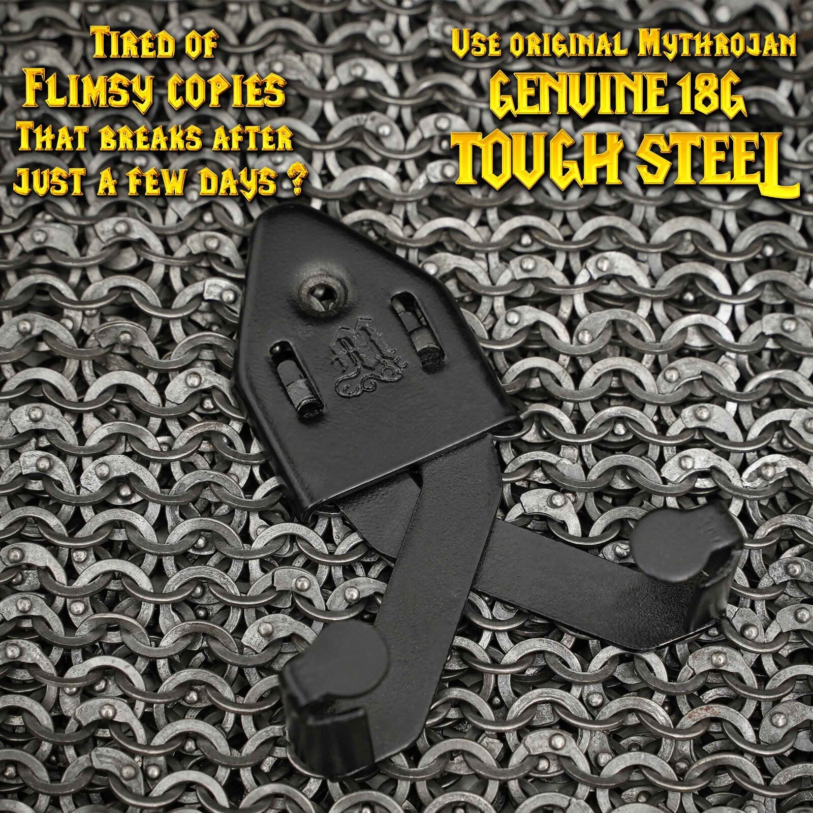 Vertical Wall Sword Hook Single Display Knife Hanger Set of 2