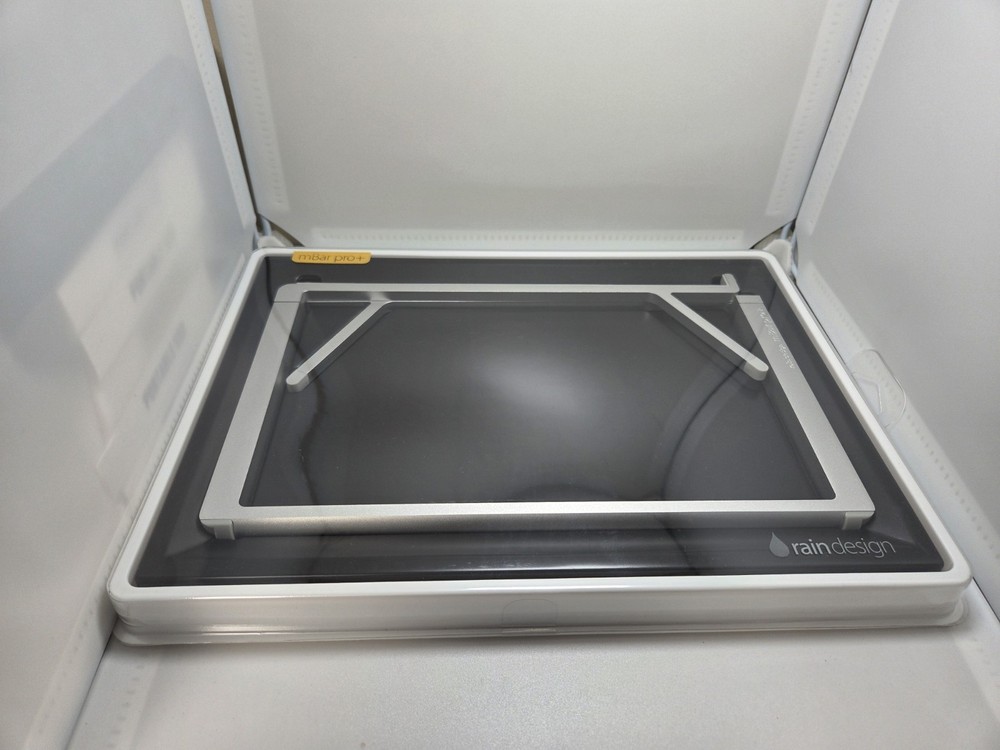 💥Rain Design mBar Pro+ Foldable Laptop Stand, 5.5" Elevated Height, Silver