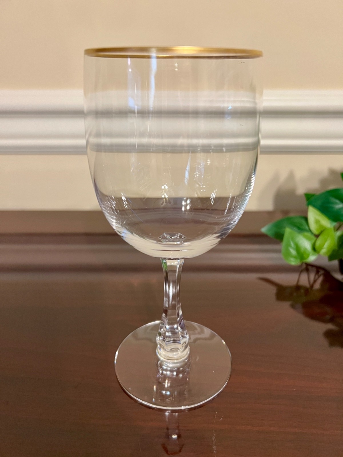 Vintage 18 Pc. Set of Fostoria CLASSIC GOLD Water Wine Champagne Glasses Stems