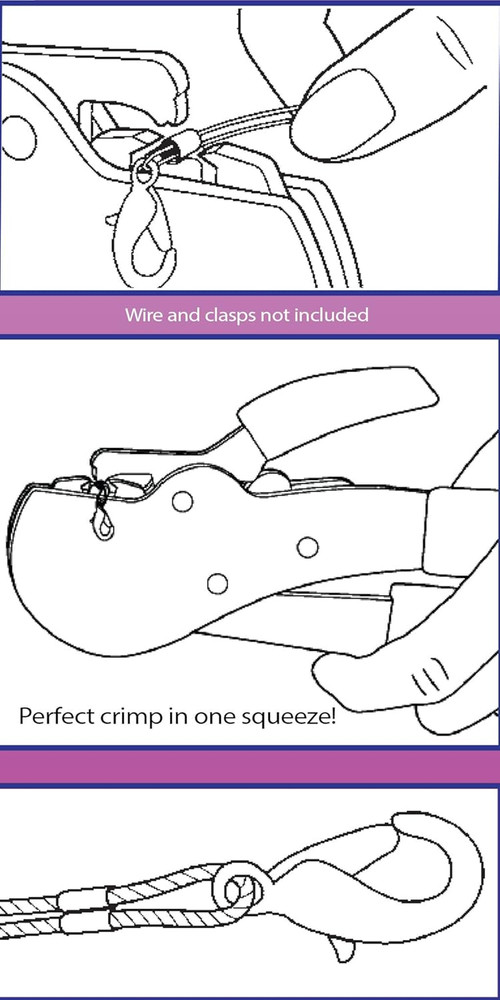 The 1 Step Crimper One Squeeze Crimp Tool