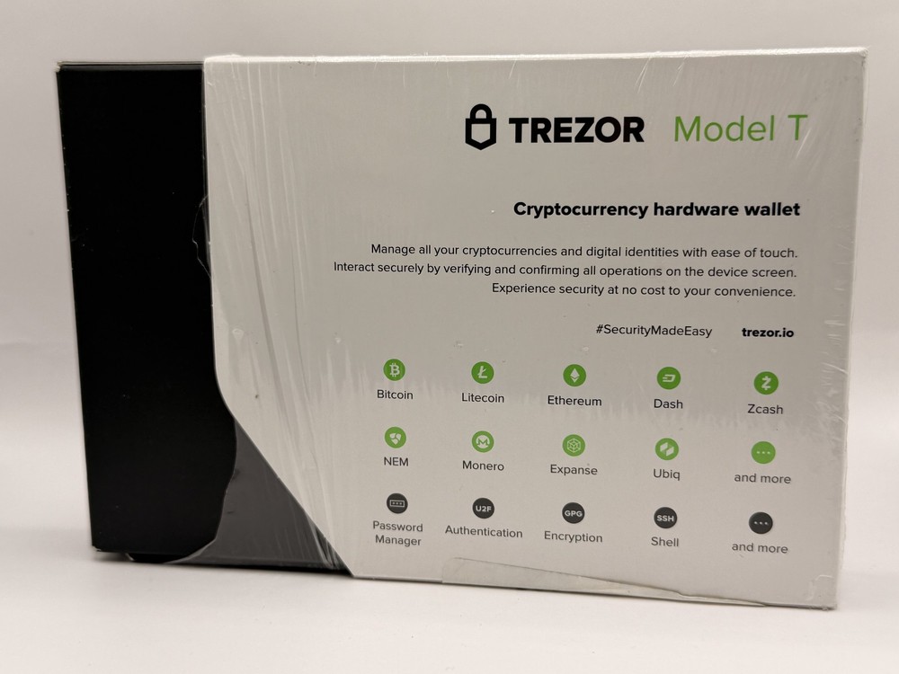 Trezor Model T Cryptocurrency Hardware Wallet | Untested | Returns | As-Is
