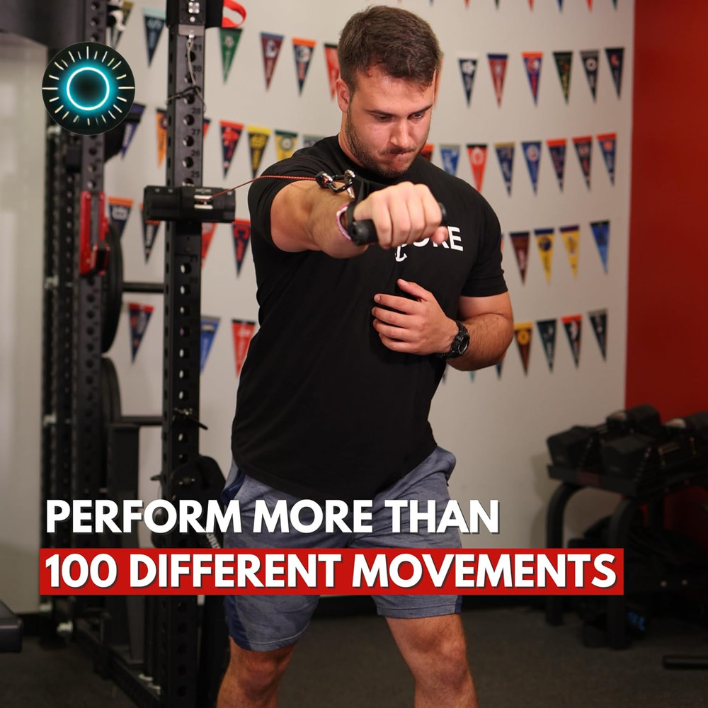 Pro: Home Gym Cable Machine | Portable Workout System for Strength Training | Co