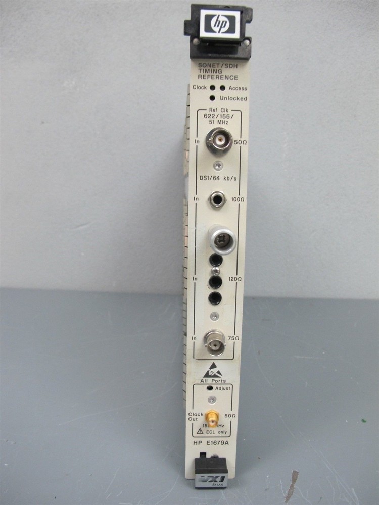 Hewlett Packard HP E1679A Sonet/SDH Timing Reference VXI Module