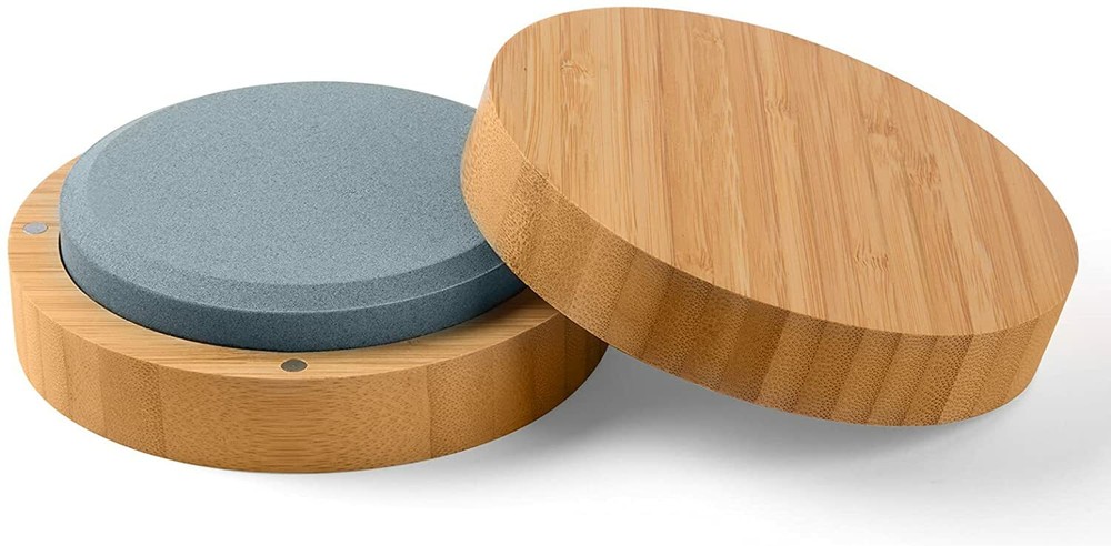 Pocket Whetstone with Case Dual Sharpening Grinding Stone Blade Axe Sharpener