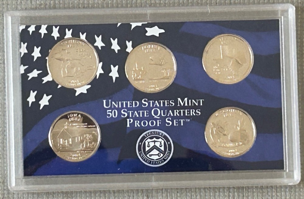 2004 UNITED STATES Mint PROOF 10 Coin Set Original Box Certificate Authenticity