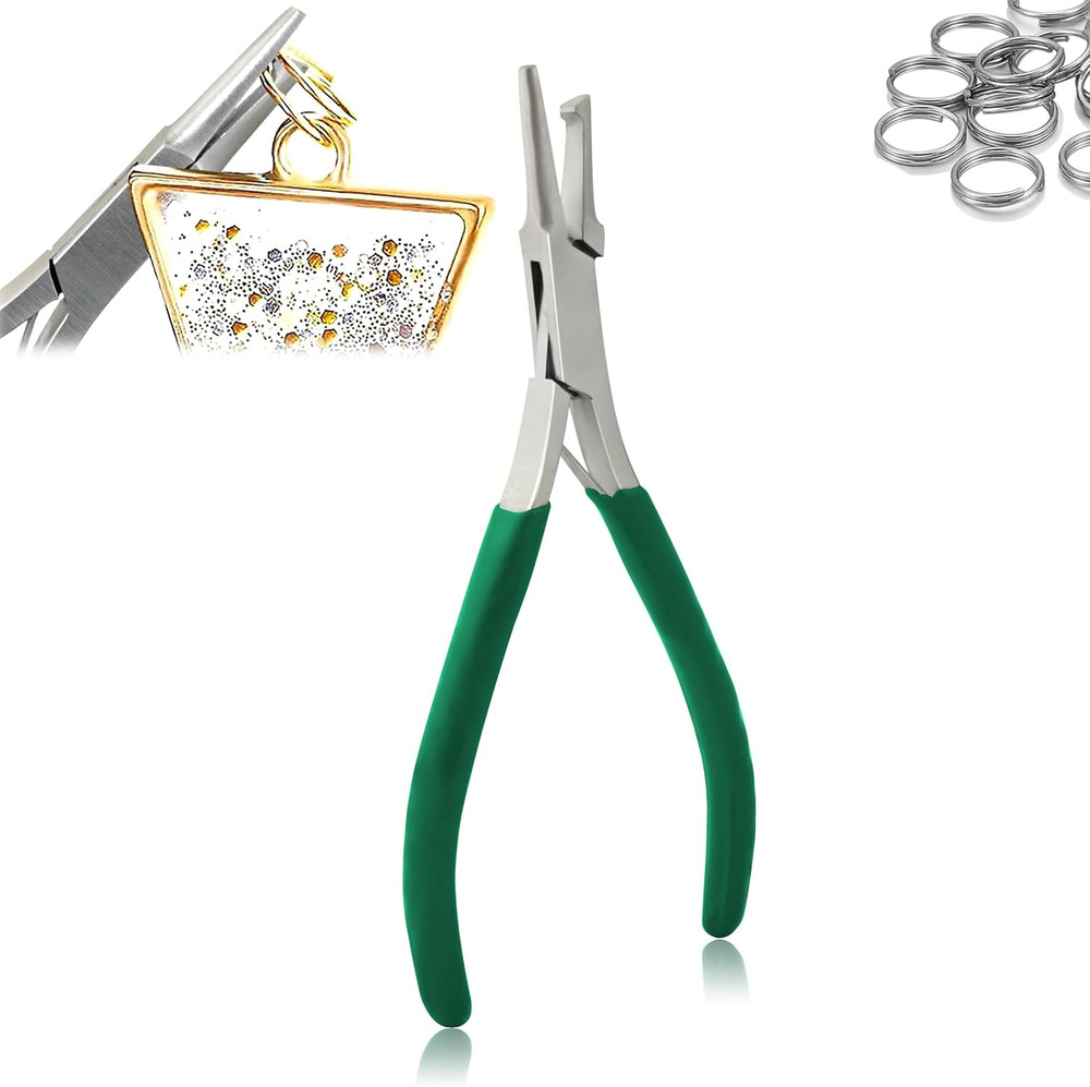 Split Ring Pliers for Jewelry Making, Jump Ring Opening Pliers for Opening Split
