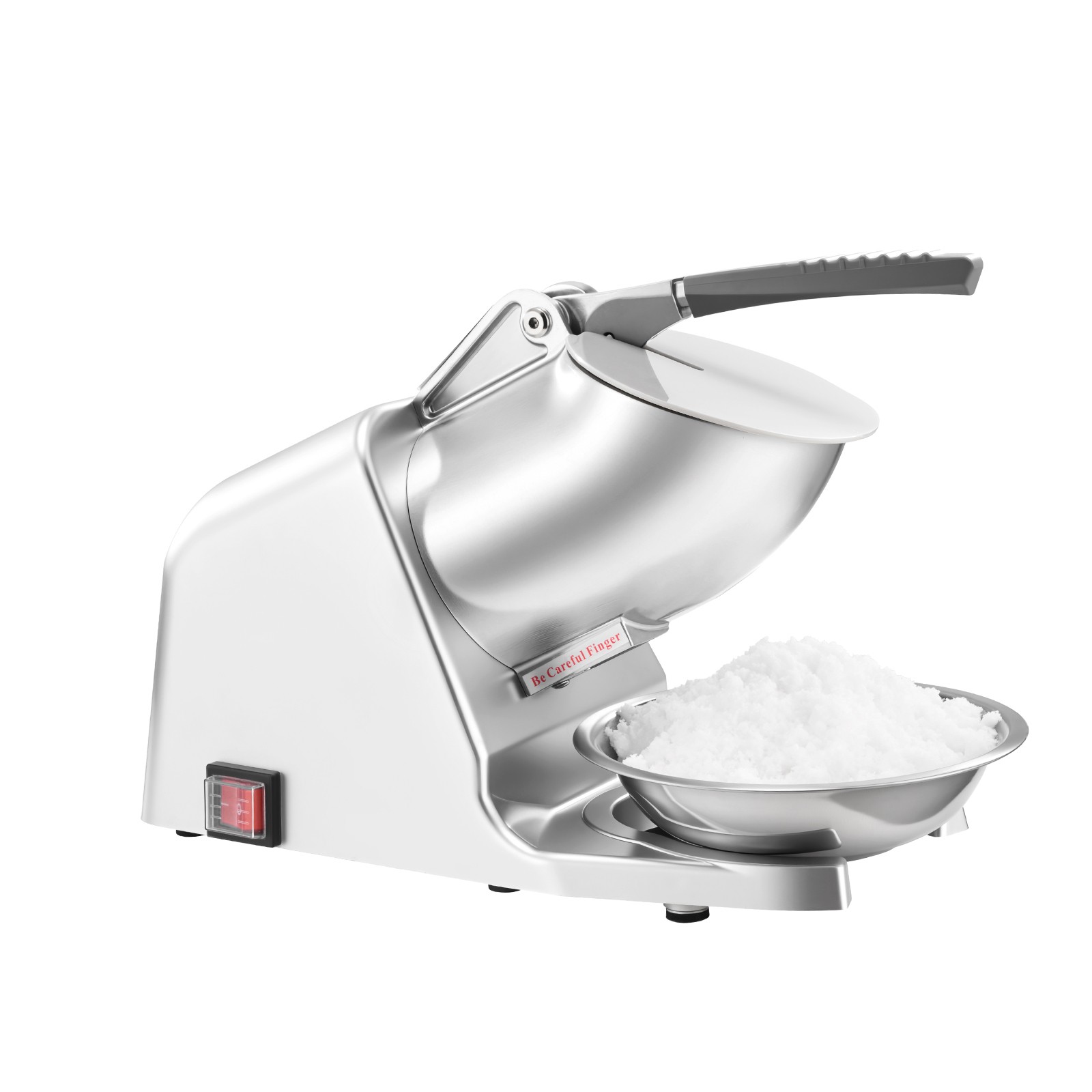 Uimoso Electric Ice Crusher Machine 143LBS/H for Shaved Ice and Snow Cones
