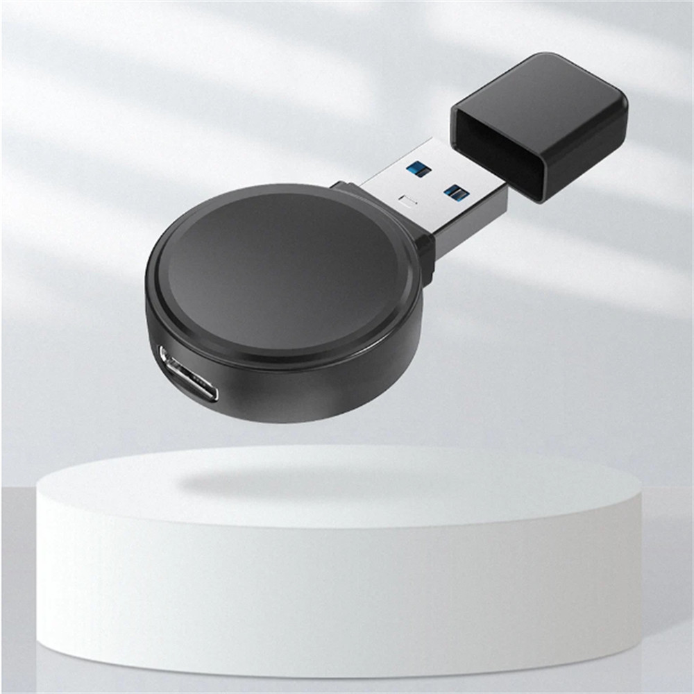 1 Pc Mini Portable Wireless USB Type-C Smart Watch Charging Dock For Apple Watch