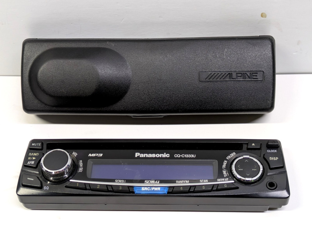Panasonic CQ-C1333U FACEPLATE ONLY with Alpine Case - Untested