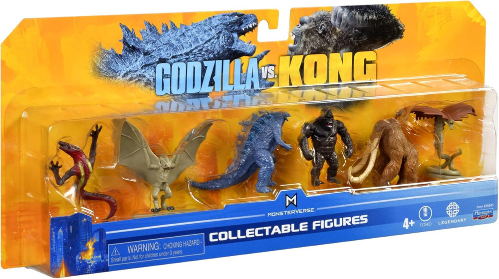 Godzilla 2" Gvk Minifigure Bundle Pack, Multi