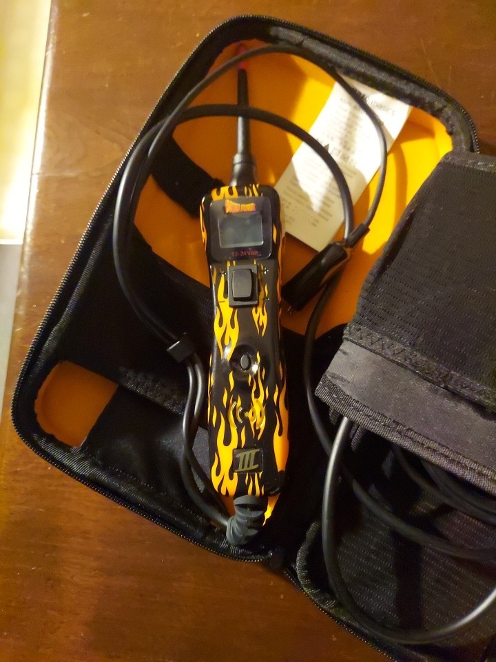 III Clamshell - [Car Automotive Diagnostic Test Tool, Digital Volt Meter, Fire