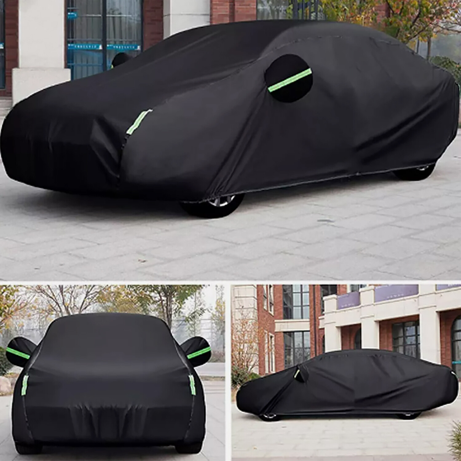 For Ford Mustang Full Car Cover Outdoor Waterproof Sun UV All Weather Protection