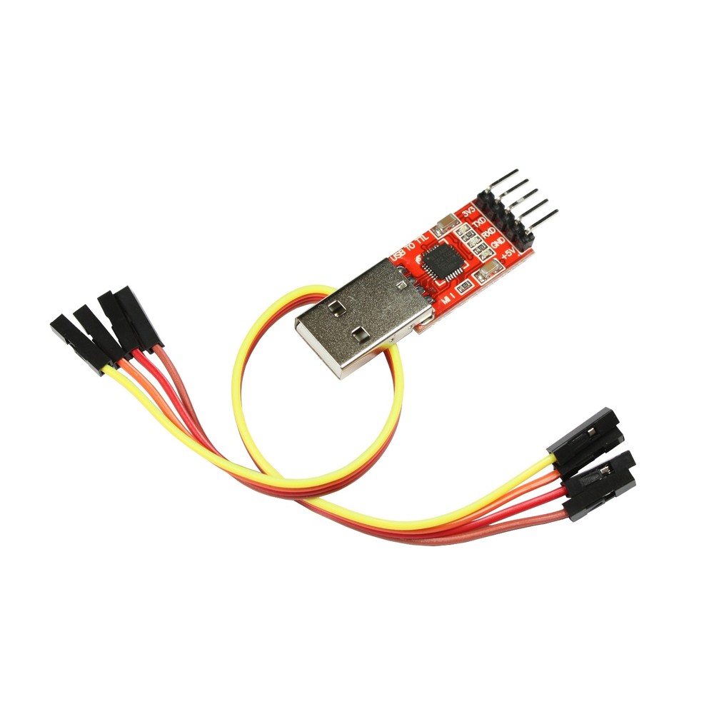 USB to TTL, UART Converter Adapter, Serial Interface, 3.3V and 5V, CP2102