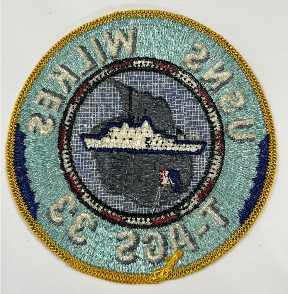 US NAVY USNS WILKES T-AGS 33 PATCH