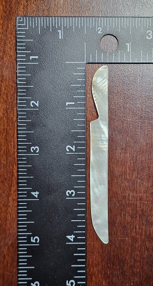 Vintage Hand Carved MOP Mini Knife