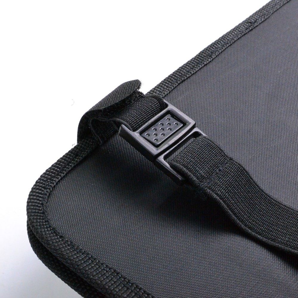TFY CD / DVD Disk Storage Holder, 30 Triple-layer CD Car Visor Organizer - Black