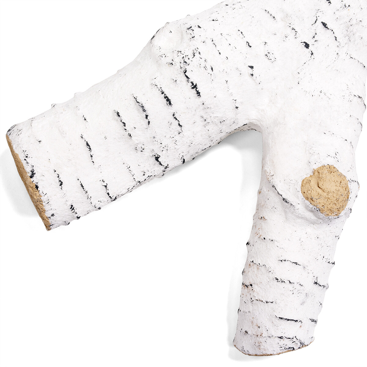 Barton 6PCS Fireplace Realistic Flame Large Ceramic Wood Realistic Flame Firepit