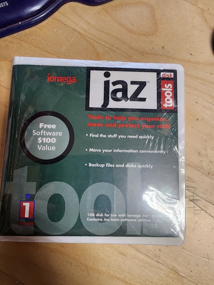 iomega Jaz 1GB Tools & Software Utilities Disk