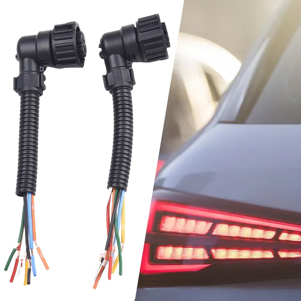Black ABS Rear Tail Light Connector Base for Sprinter Prewired