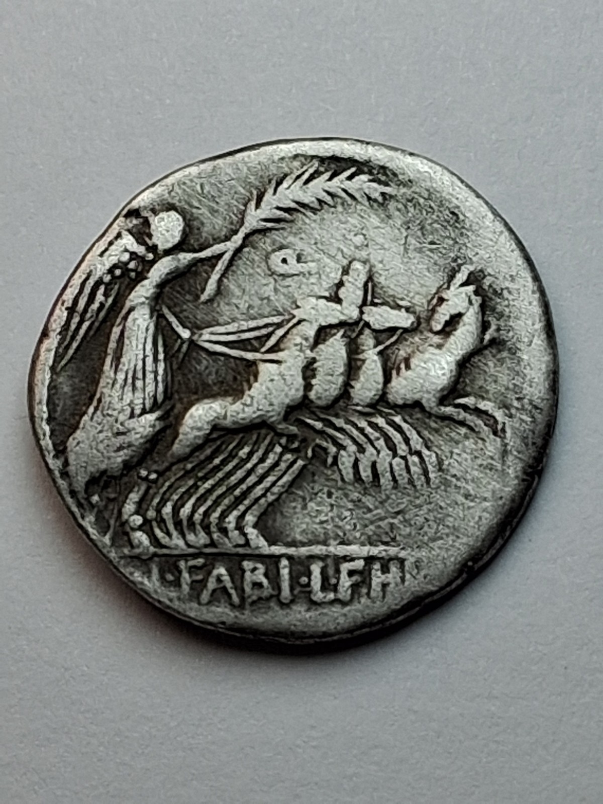 Roman Republic, C. Annius & L. Fabius Hispaniensis Denarius, 82-81 BC