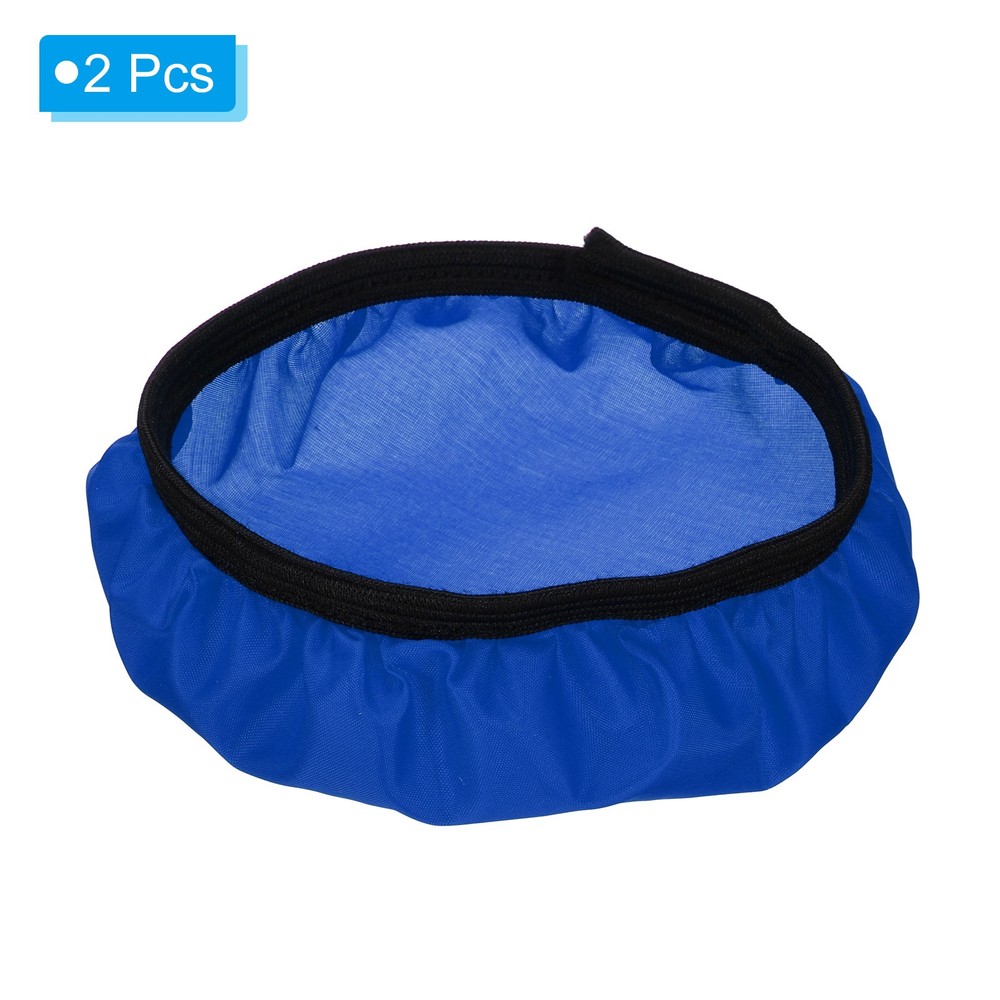 2pcs 7" 18cm Soft Diffuser Lamp Cover Light Strobe Reflector Lamp Sock Blue