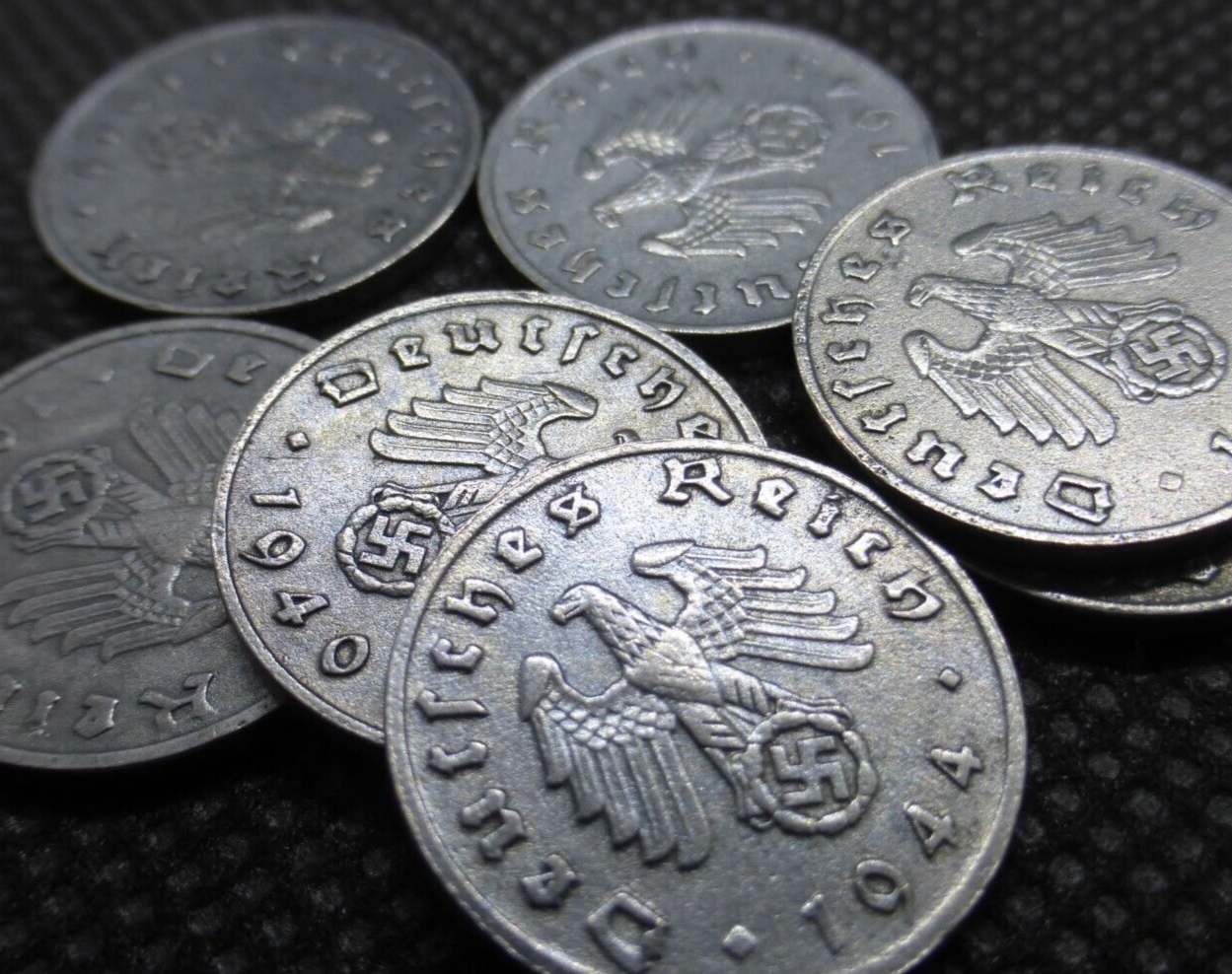 Nazi Germany WW2 Coin - 1 Reichspfennig Genuine Old Third Reich Rare Zinc Issue