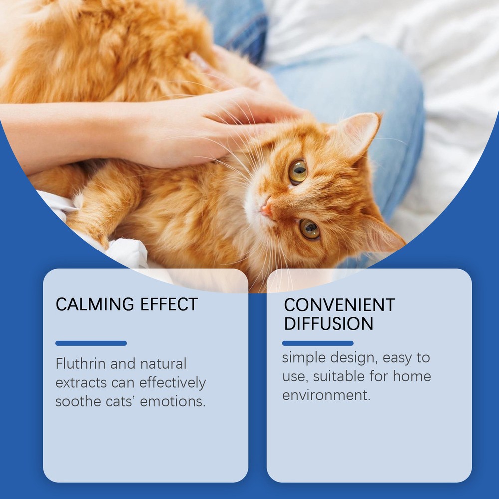 1 Set Cat Calming Diffuser Refill Cat Pheromones, Anxiety&Stress Relief