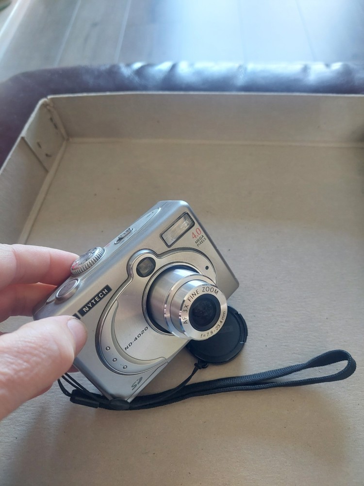 Nytech ND-4020 4.0MP Compact Digital Camera Silver Tested