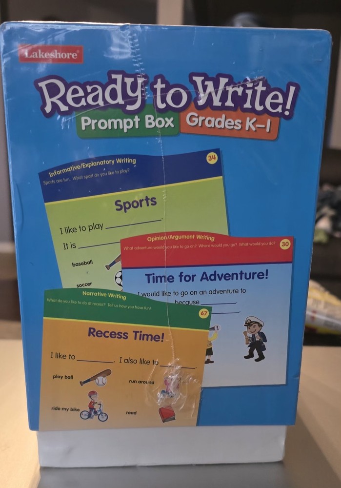 Ready to Write! Prompt Box Grades K-1