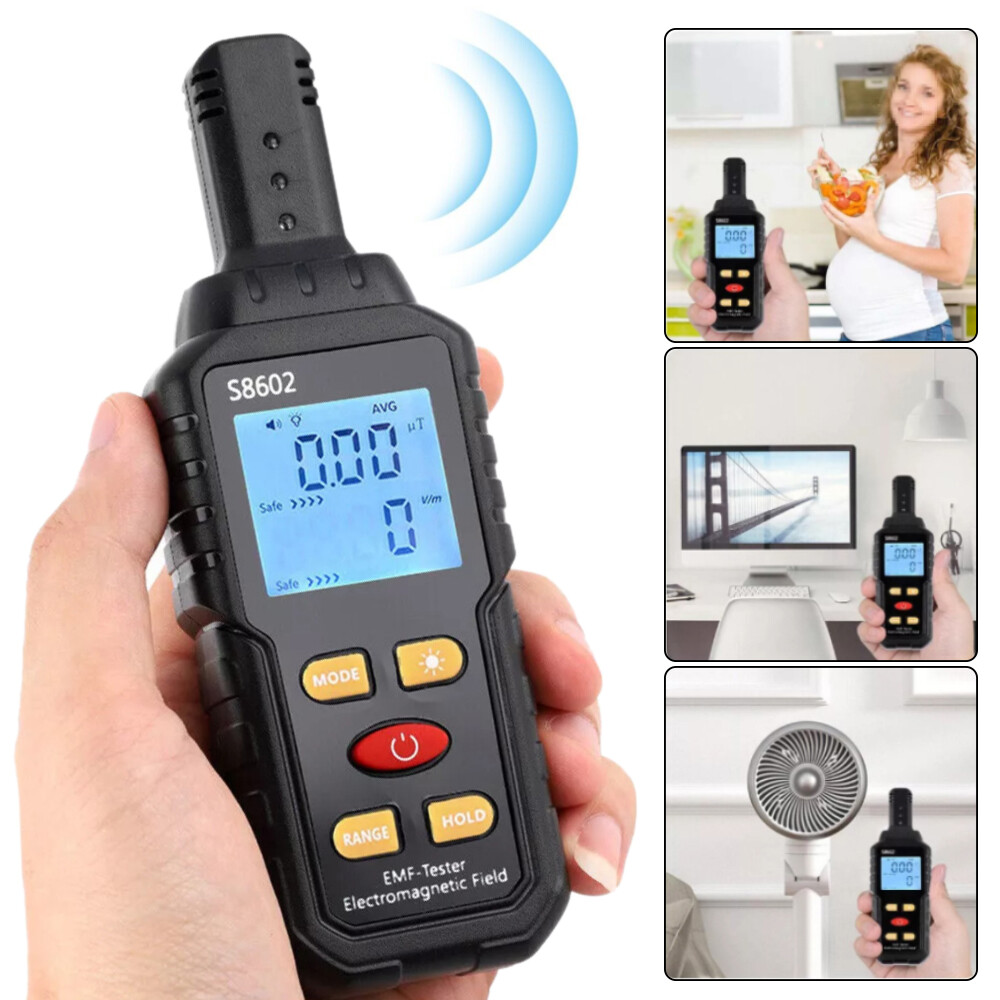 3In1 Digital Electromagnetic Emf Meter Built-in Electromagnetic Radiation Sensor