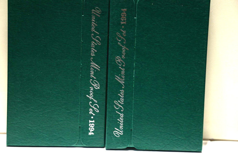 (2) US 1994 S Proof Sets Original Case And COA