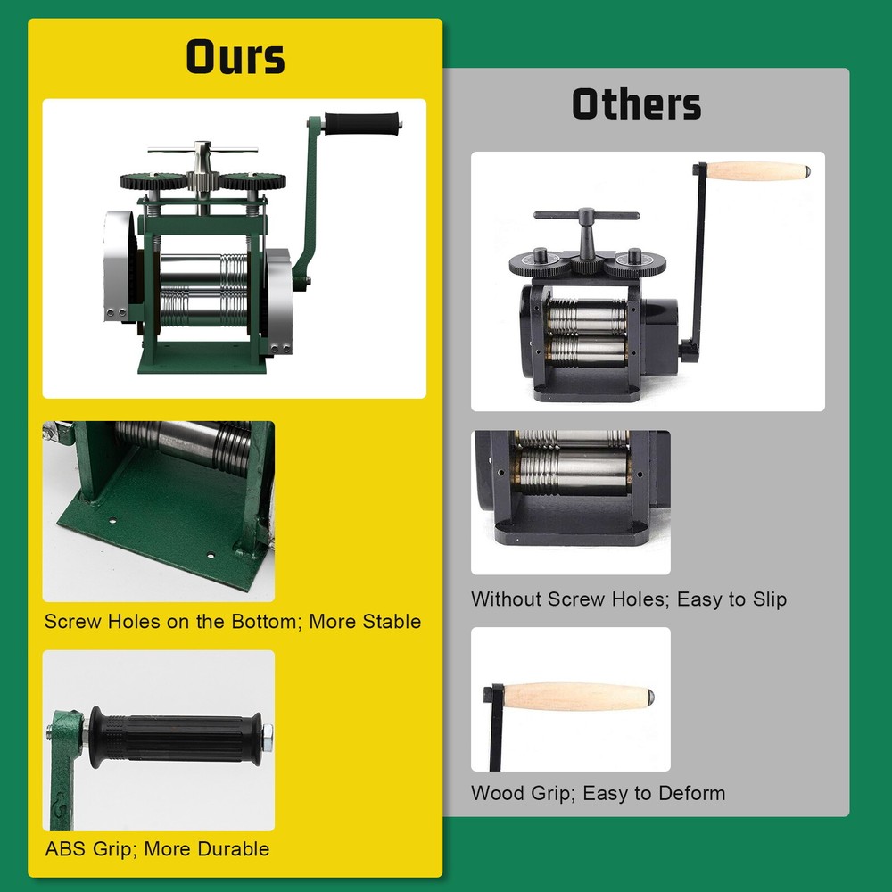 Rolling Mill Combination Rolling Mill Machine with Manual Jewelry Wire Flat