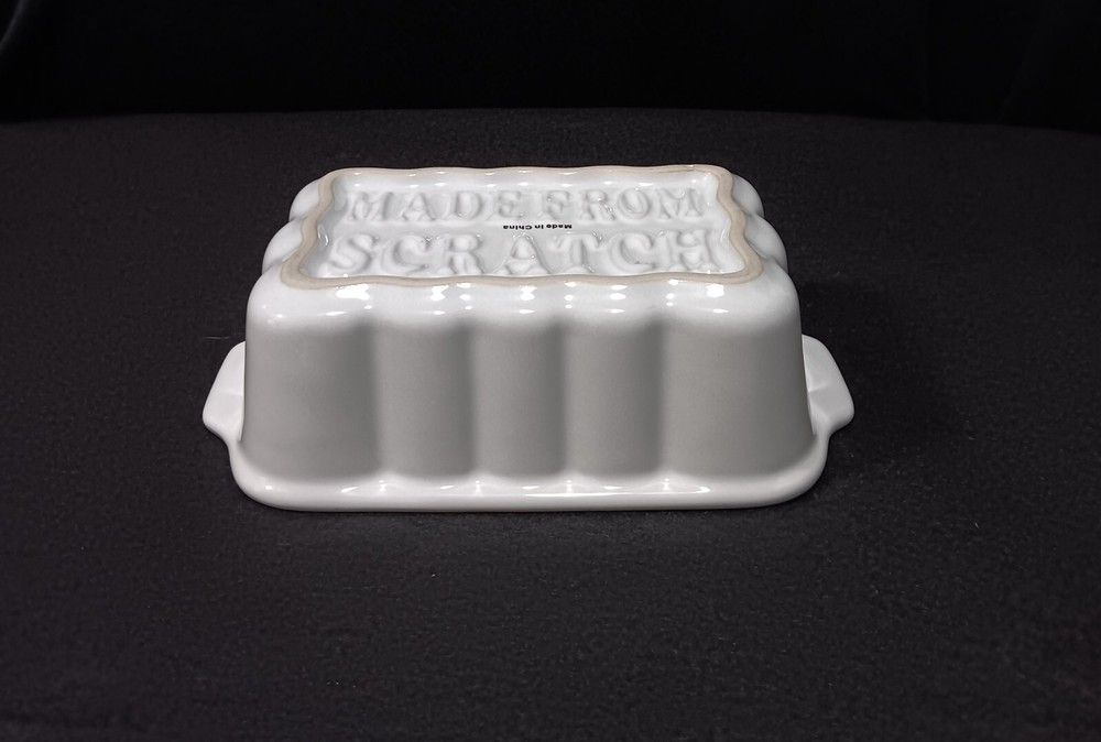 Glass Mini Scalloped Loaf Baking Dish (Made From Scratch)