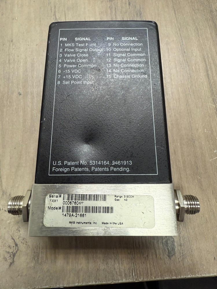 MKS 1179A Mass Flow Controller 1479A-21661 UNTESTED READ