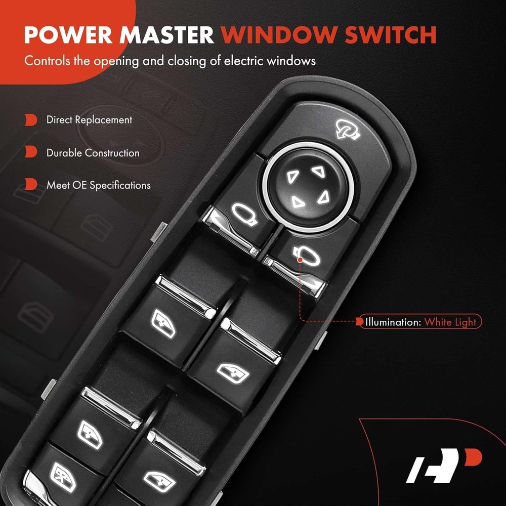 A-Premium Master Power Window Switch Compatible with Porsche Cayenne 2011-2014,