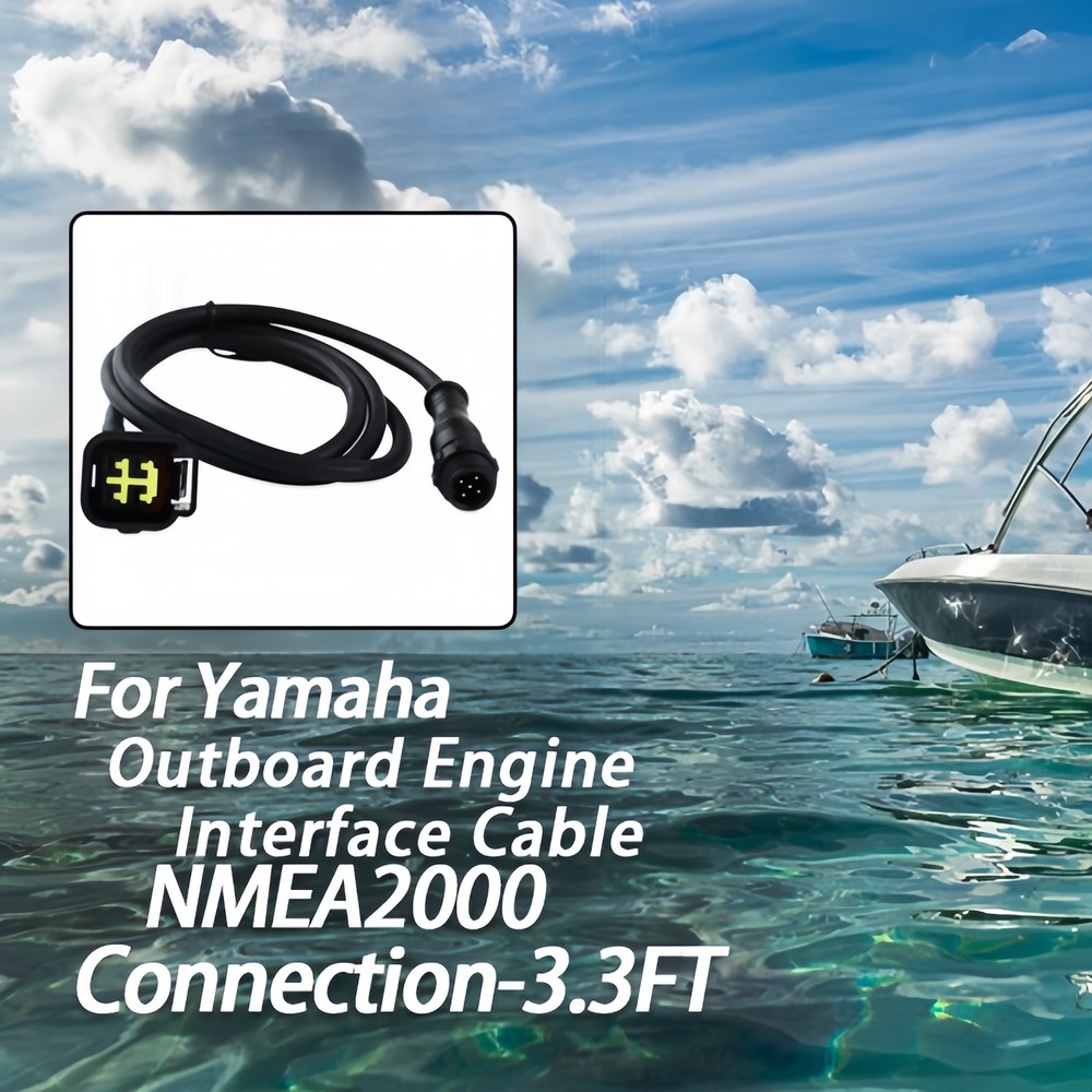 Engine Interface Cable NMEA2000 Connection For Yamaha Outboard 2006&Newer(3.3FT)