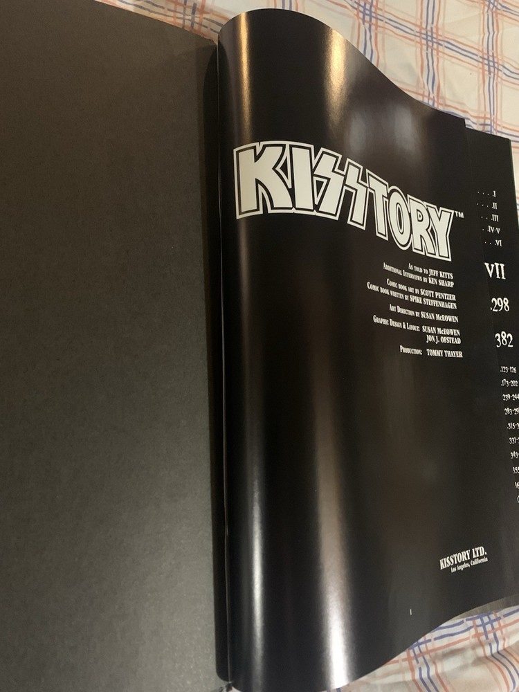 KISSTORY AMAZING+HUGE HARDCOVER BOOK INCREDIBLE PICTURES+ARTICLES KISS