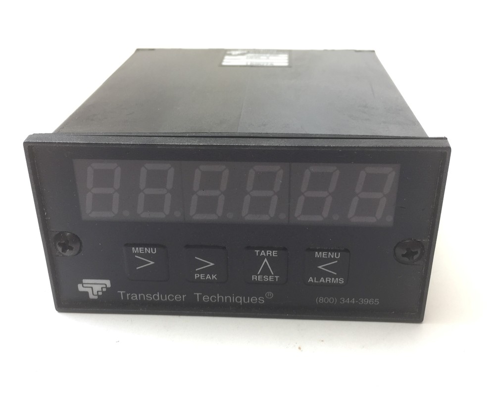 Transducer Techniques DPM-3 Digital Panel Meter, 6-Digit, 85-264VAC & 90-300VDC