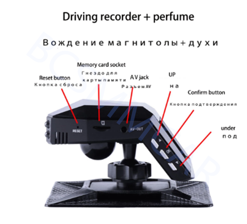 2in Car DVR Dash Cam G-Sensor Night Vision Dashcam Front Camera Video Recorder