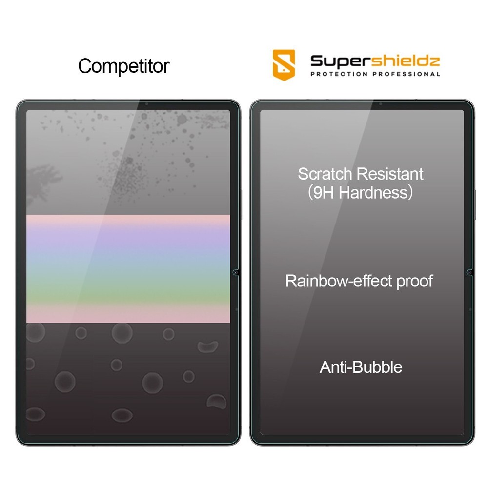 2x Tempered Glass Screen Protector for Samsung Galaxy Tab S7 Plus/ Tab S8 Plus
