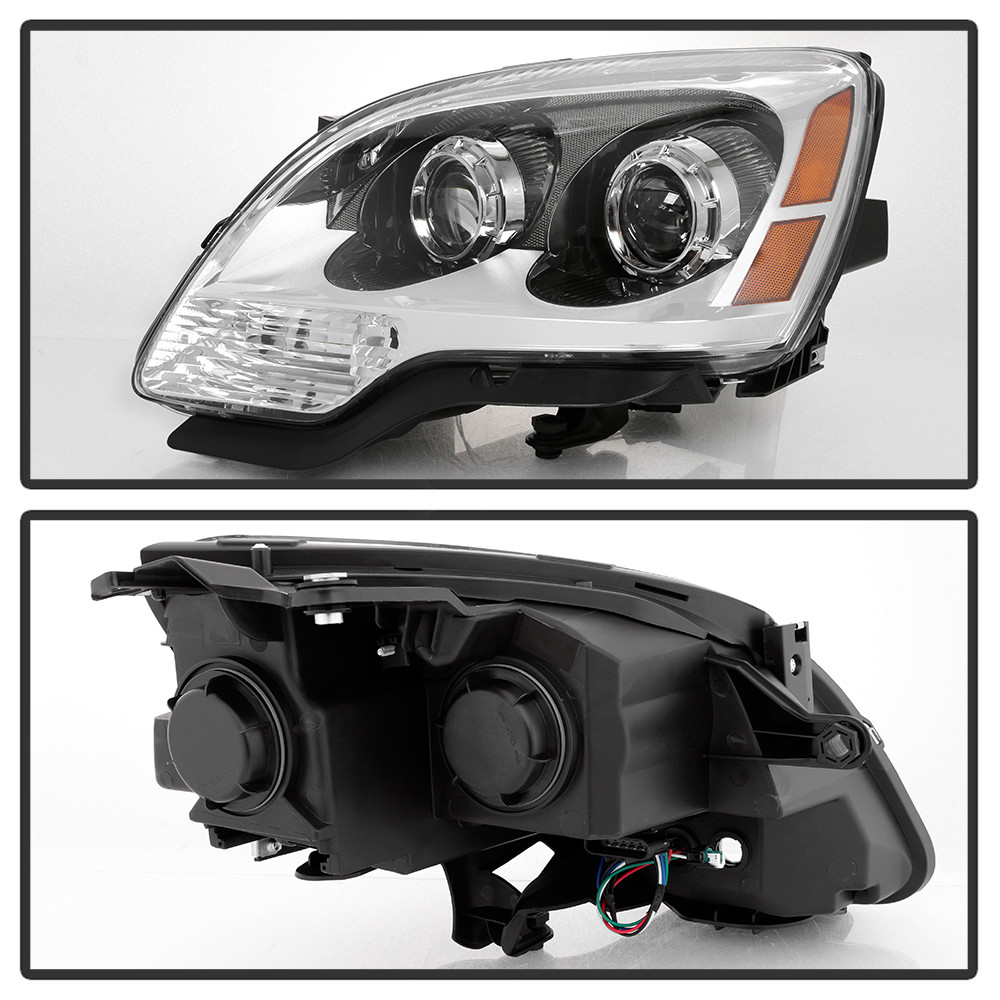 2007-2012 GMC Acadia Projector Headlights Headlamps Replacement Left+Right Set